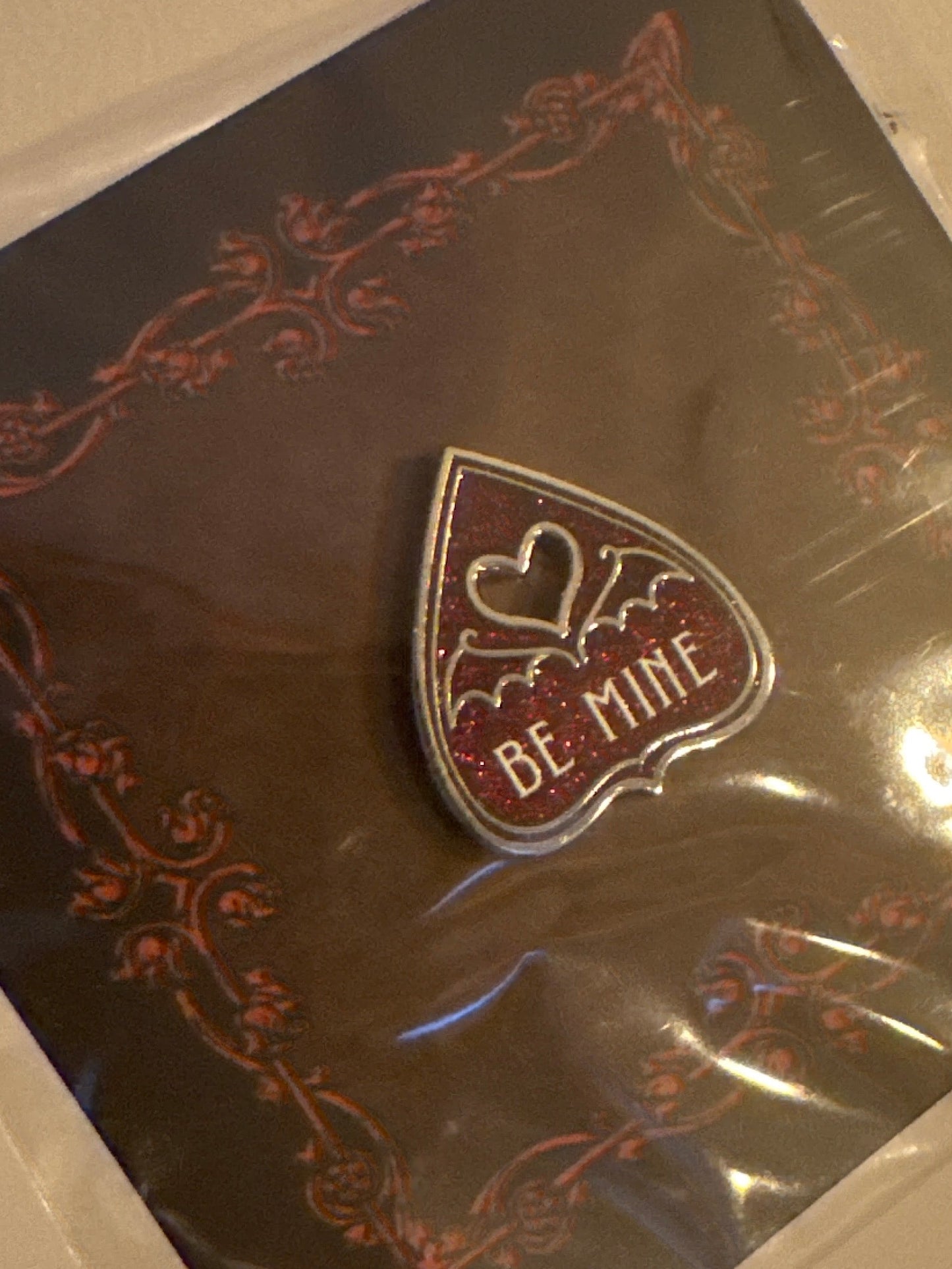 The Pickety Witch Planchette Heart Pins