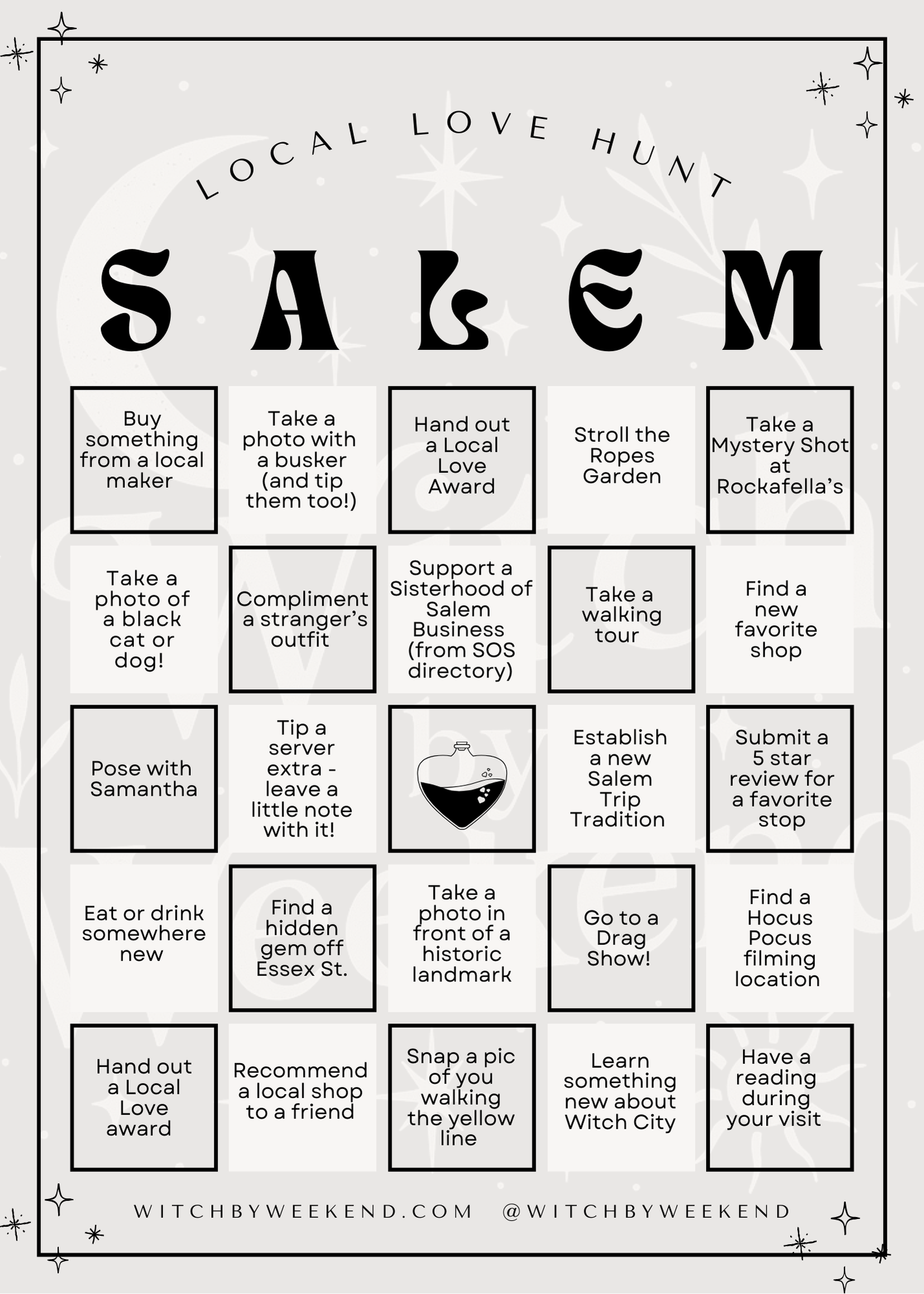 Local Love Hunt: Salem (Free Download) - Witch by Weekend