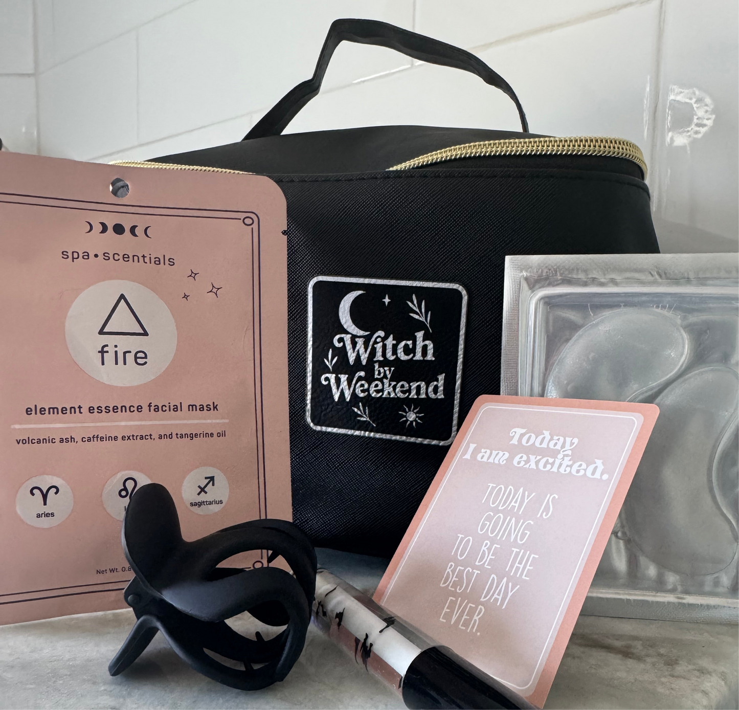 Witch by Weekend Essentials Zip Bag – Cosmetic & Travel Case