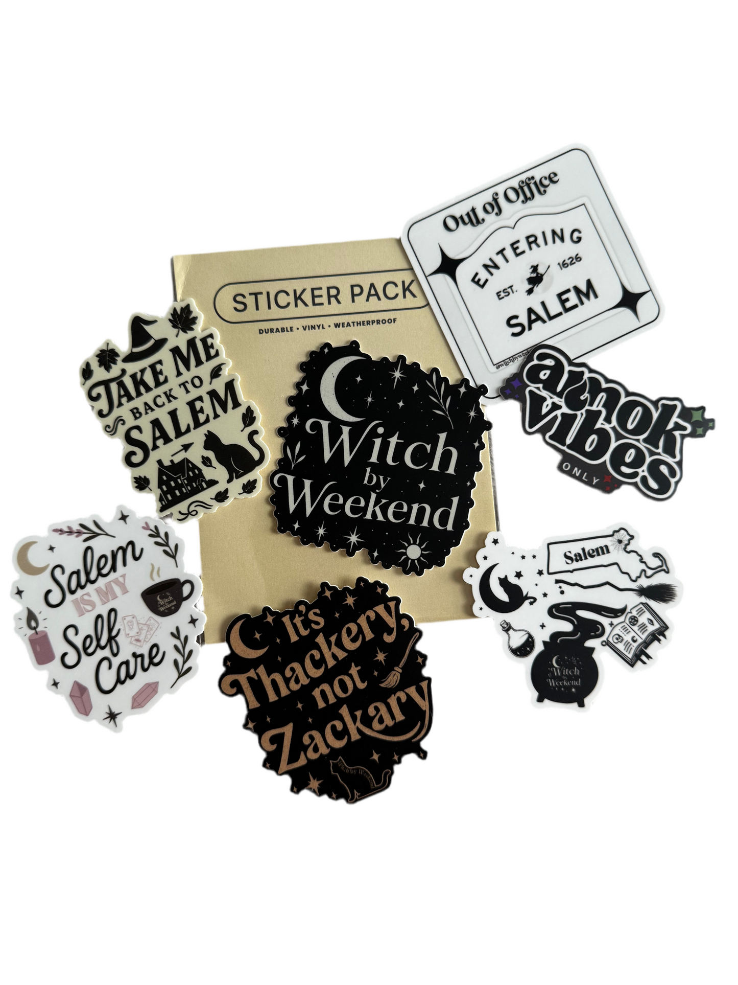 Salem Sticker Set (Pack of 7) – Weatherproof | Vinyl