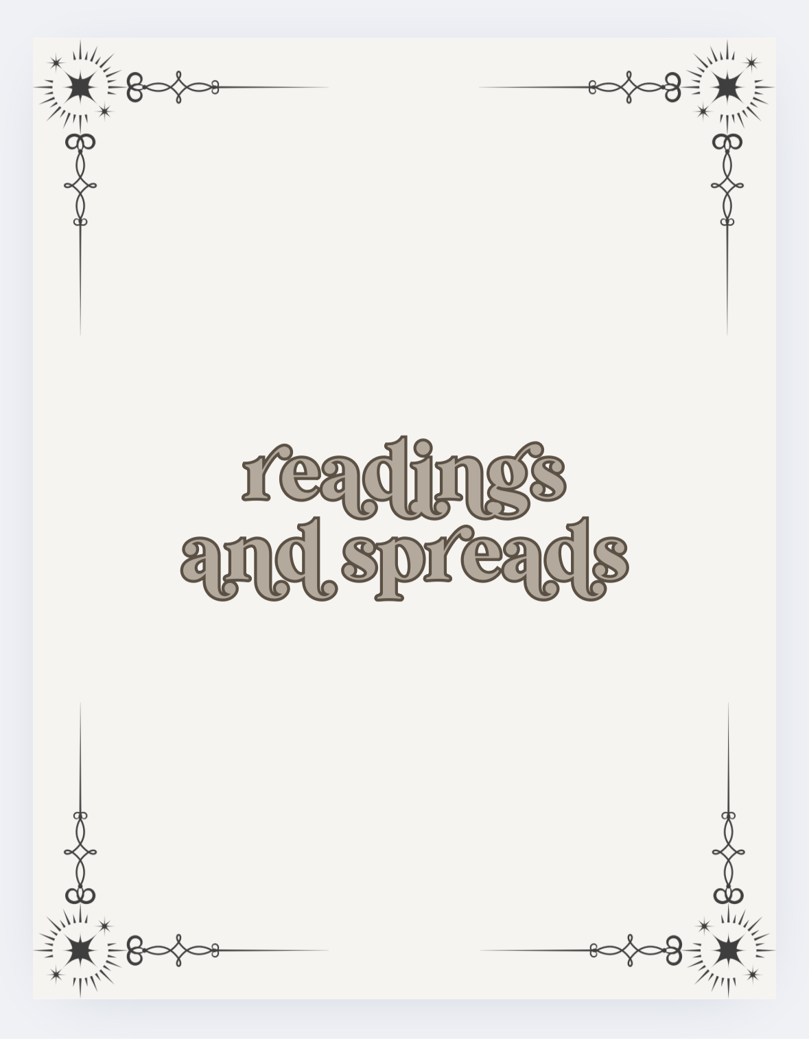 š“Tarot Journalš“ā¢TEMPLATE⢠- Witch by Weekend