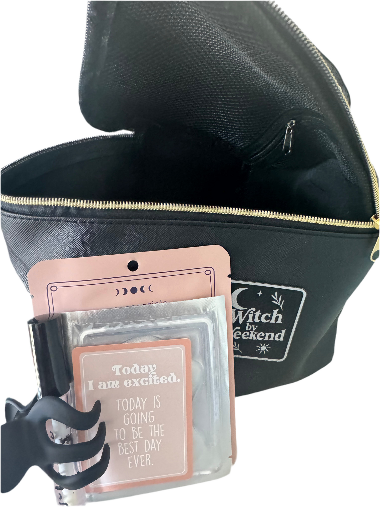 Witch by Weekend Essentials Zip Bag – Cosmetic & Travel Case