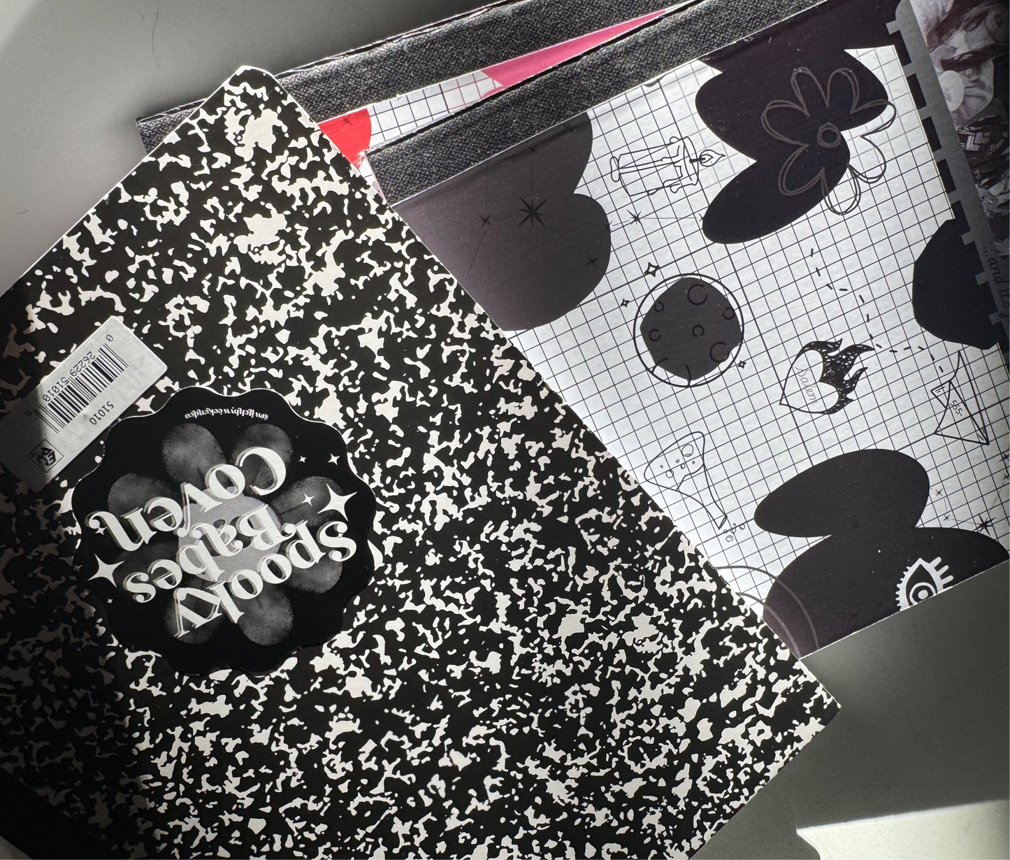 90s Vibes Composition Notebook – HP -Inspired | Zodiac Elements Edition - Witch by Weekend