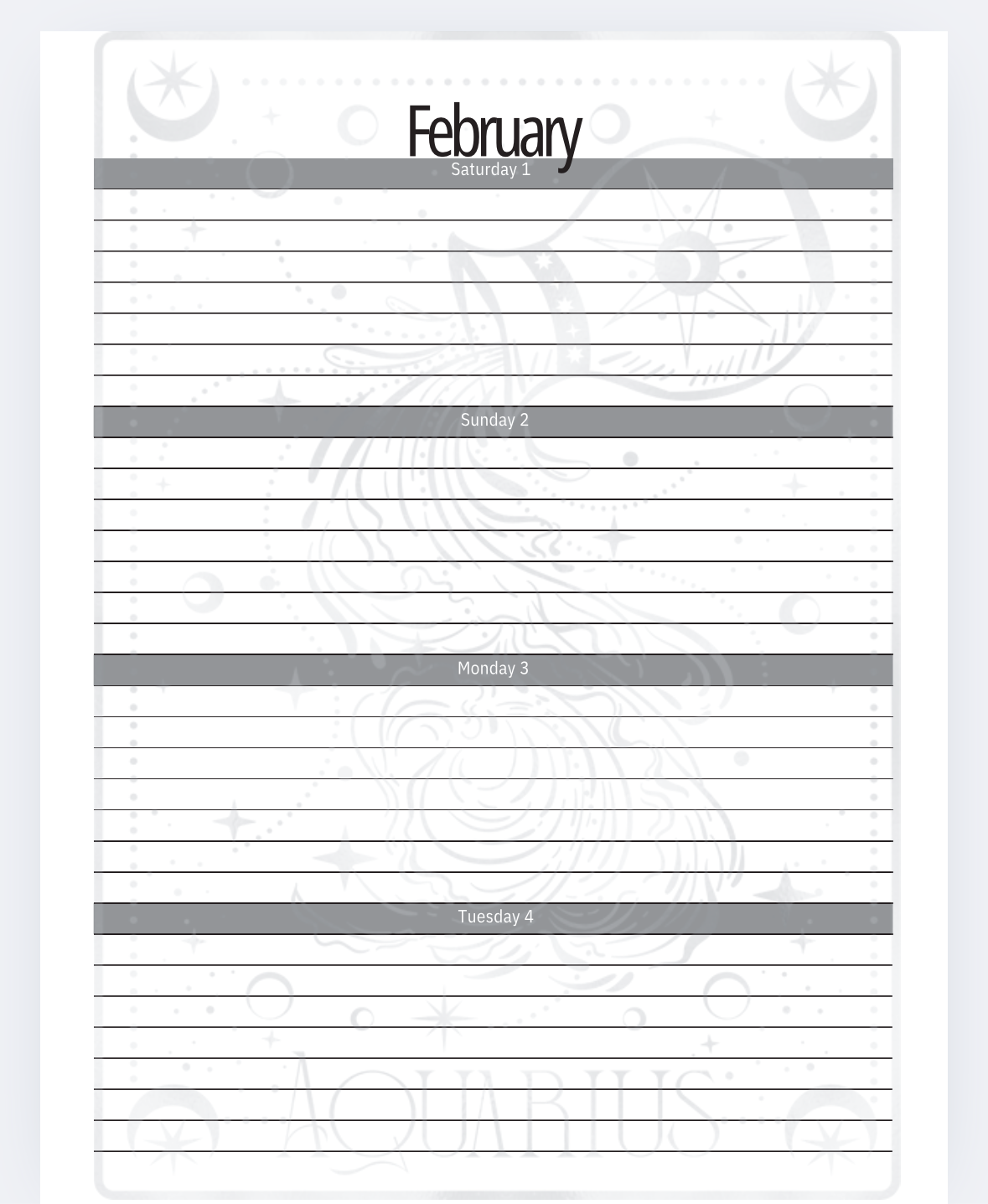 🌙 Make it a Stellar Year💫 Astro Companion & Planner for 2025 •TEMPLATE• - Witch by Weekend