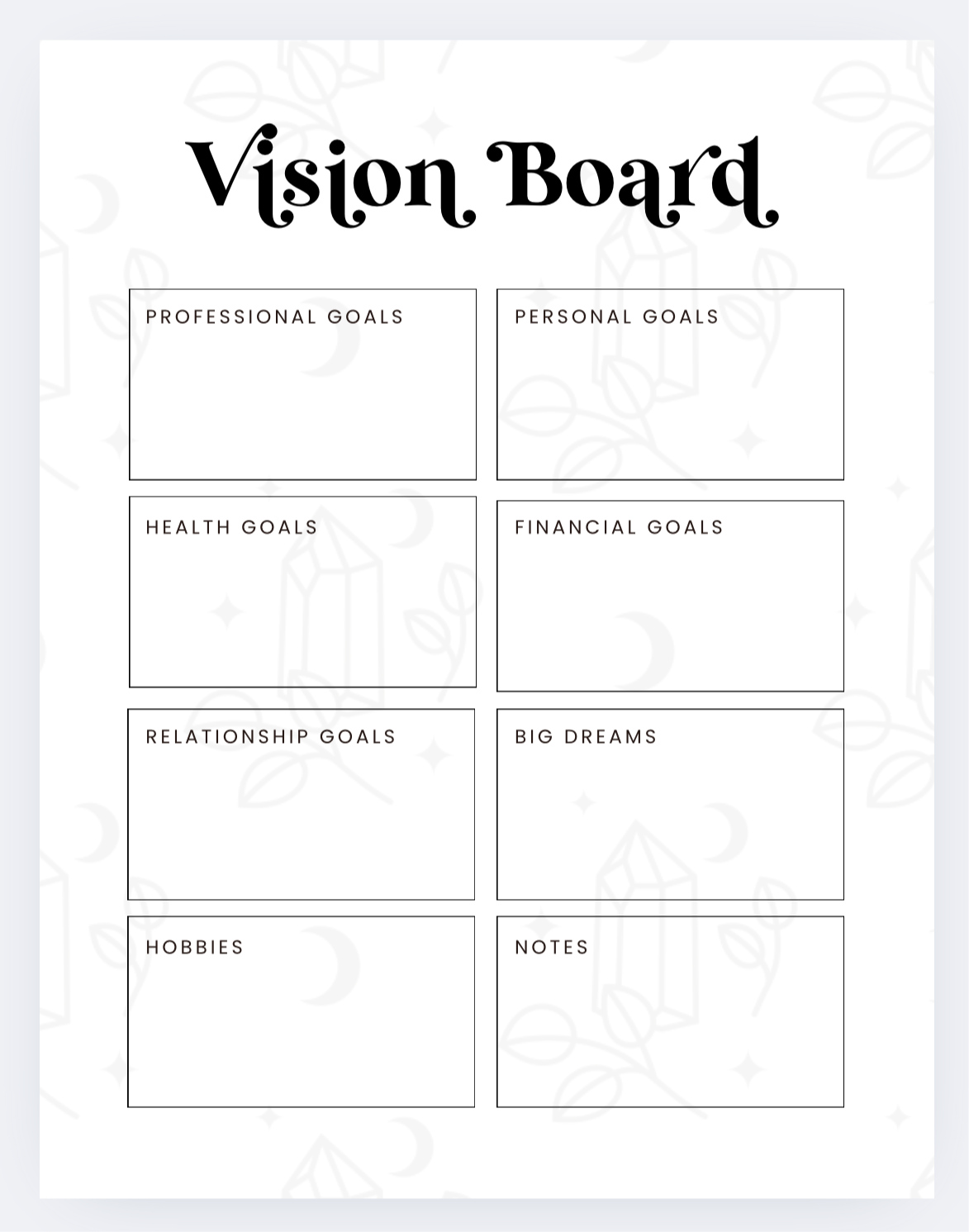 ✨Manifest It✨ Journal •TEMPLATE• - Witch by Weekend