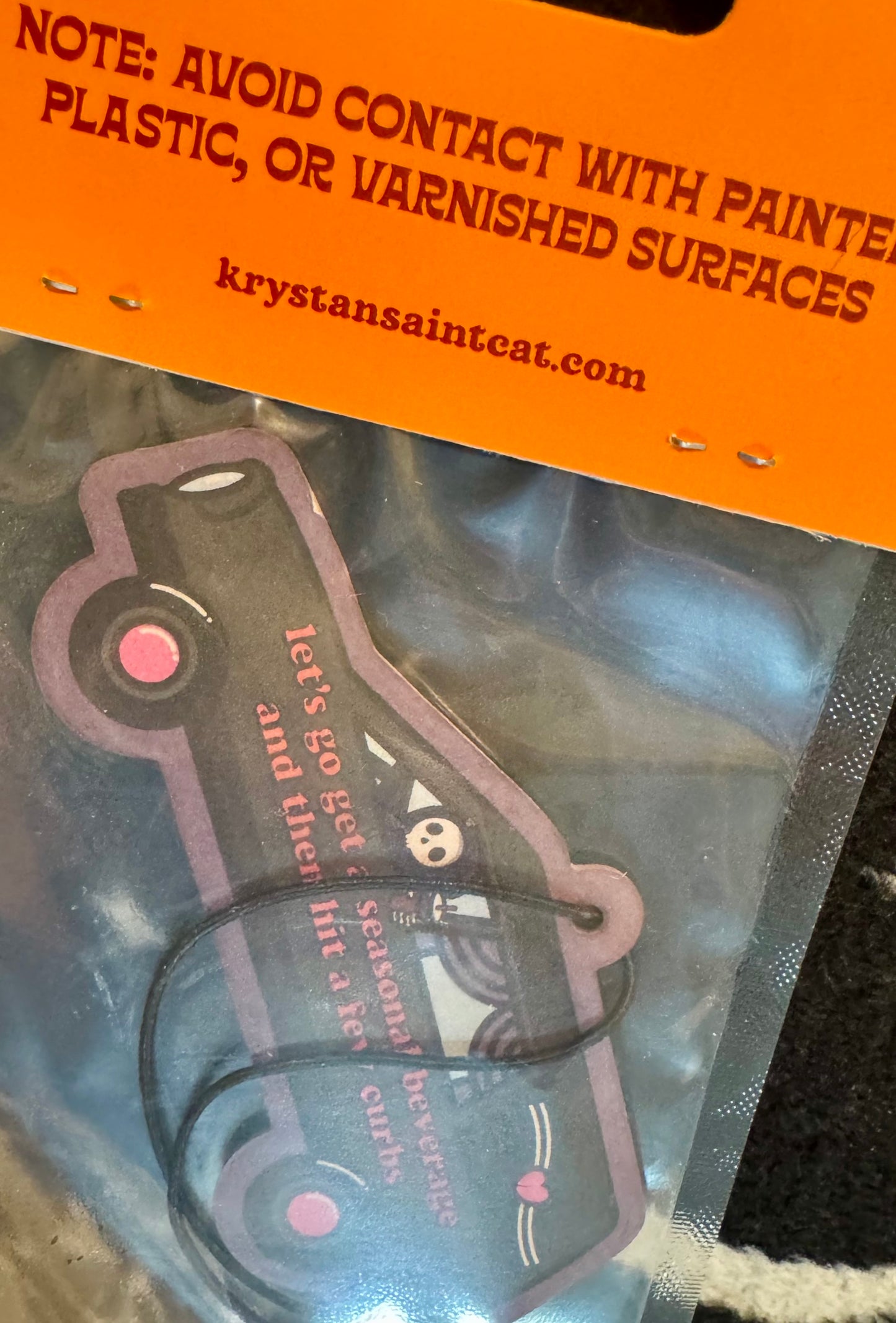 Krysten Saint Cat Air Freshener - Witch by Weekend