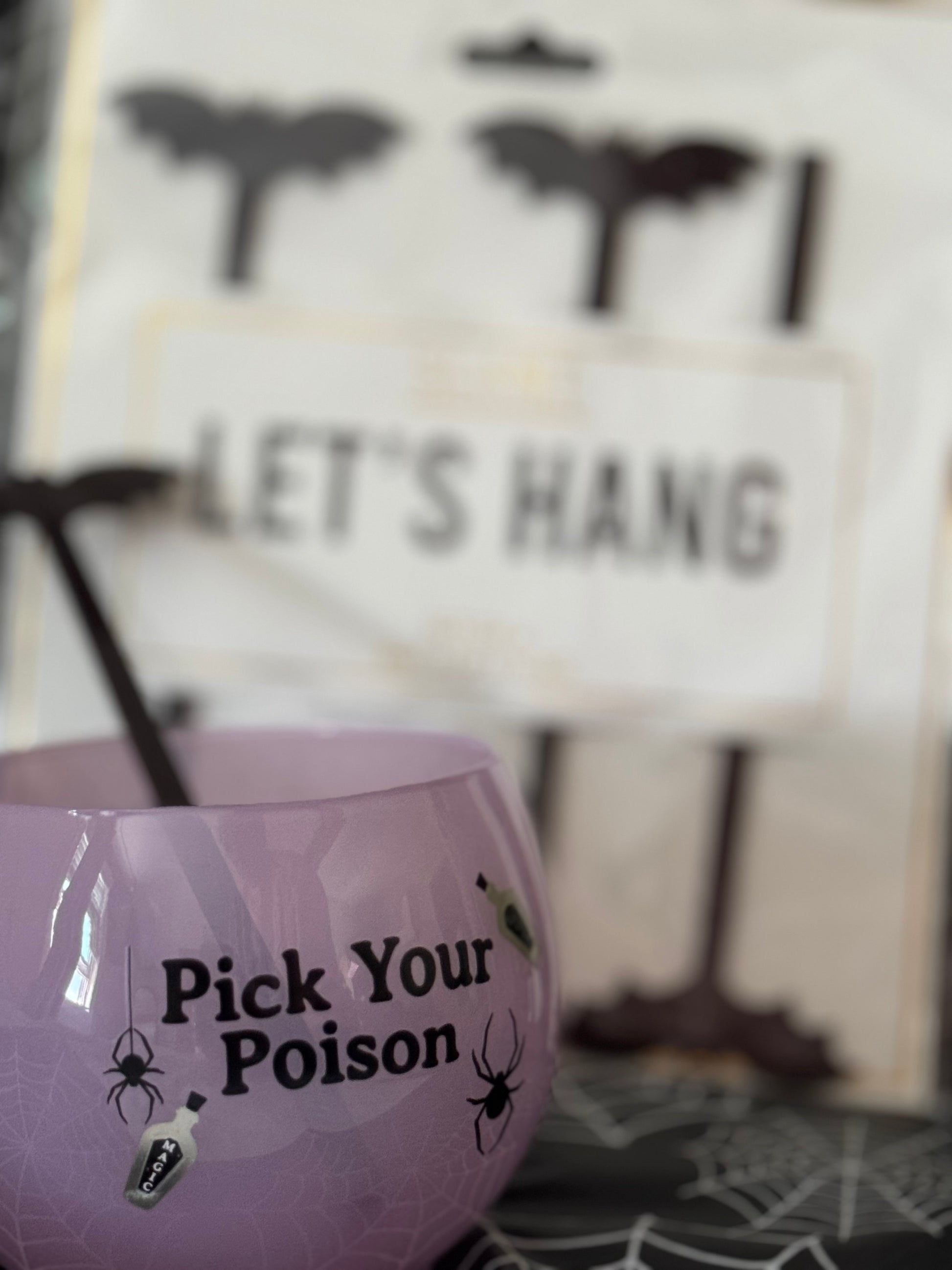 Acrylic Bat Stirrers - Witch by Weekend