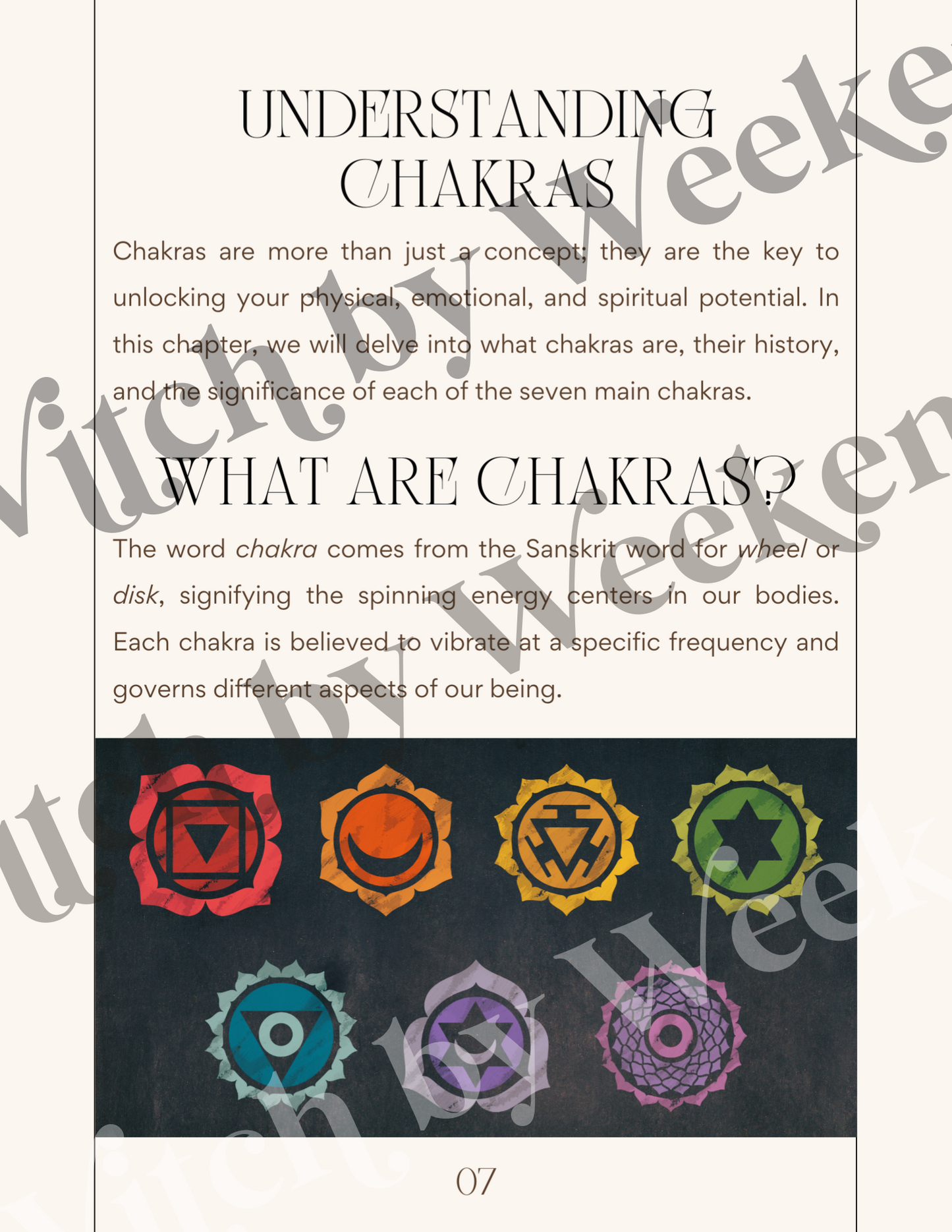 Chakra Balancing Workbook