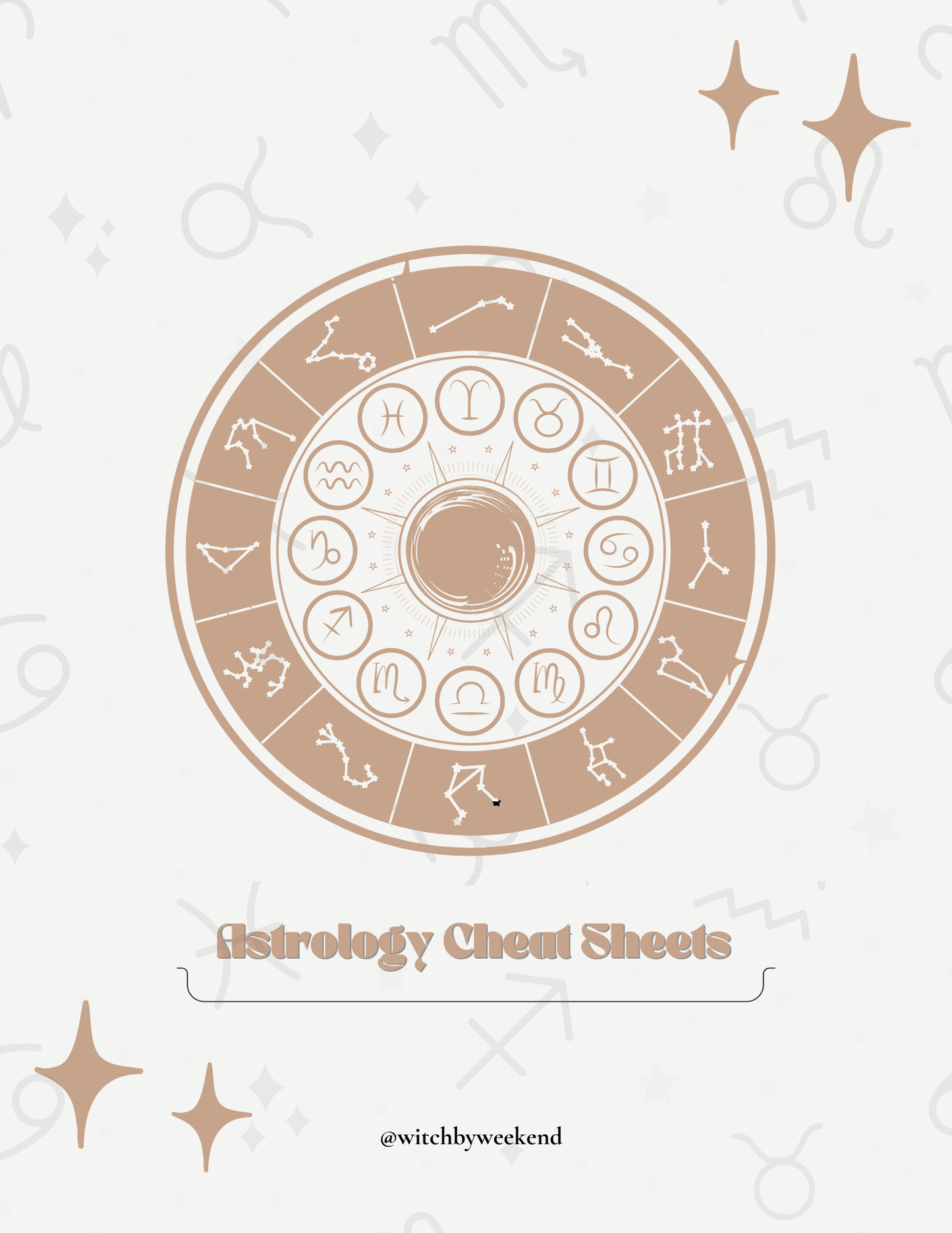 Astrology Cheat Sheets - Digital Download ✨
