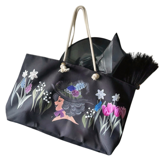 Haints and Hollows Spring Witch Floral Weekender Bag - Witch by Weekend 