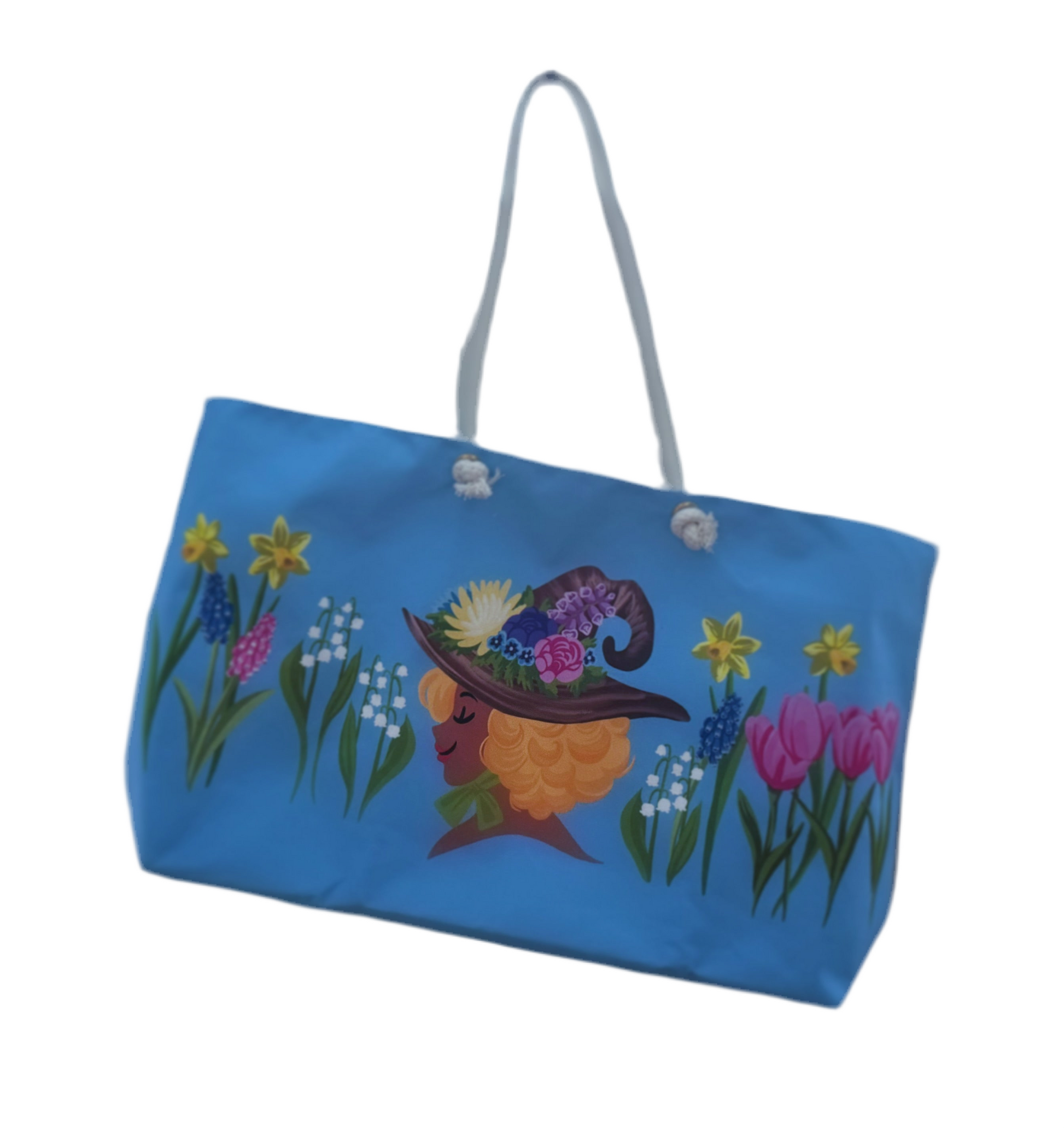 Haints and Hollows Spring Witch Floral Weekender Bag - Witch by Weekend 