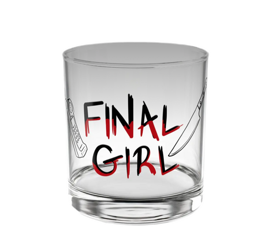 Haints and Hollows: Final Girl Rocks Glass (10oz)