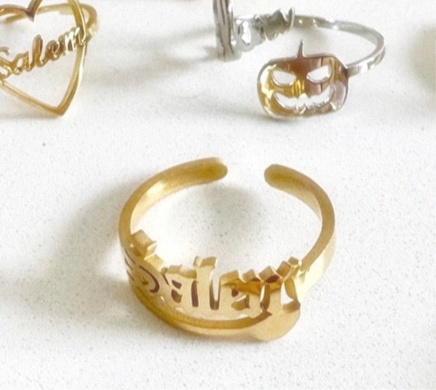 Baubles Baubles — Salem Broomstick Ring (Gold Tone) - Witch by Weekend 