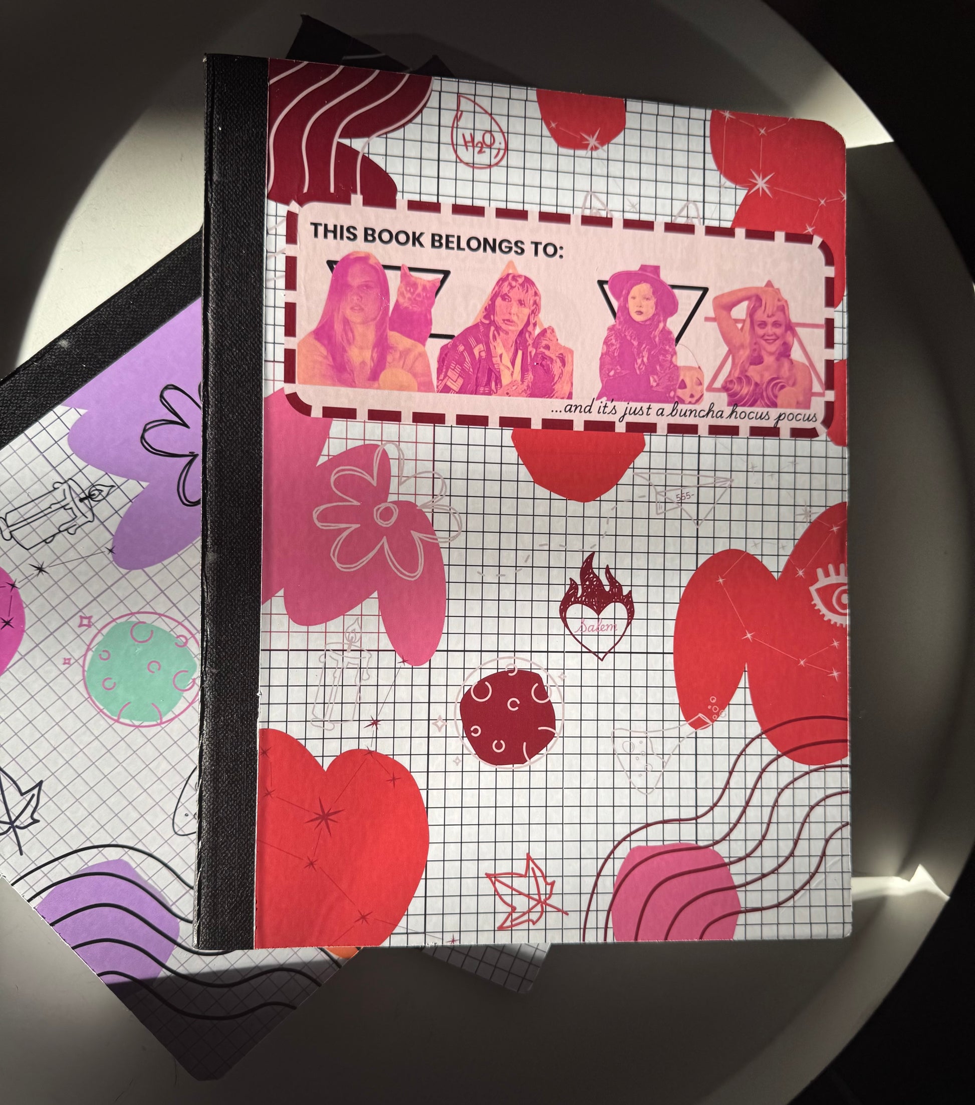 90s Vibes Composition Notebook – HP -Inspired | Zodiac Elements Edition - Witch by Weekend 