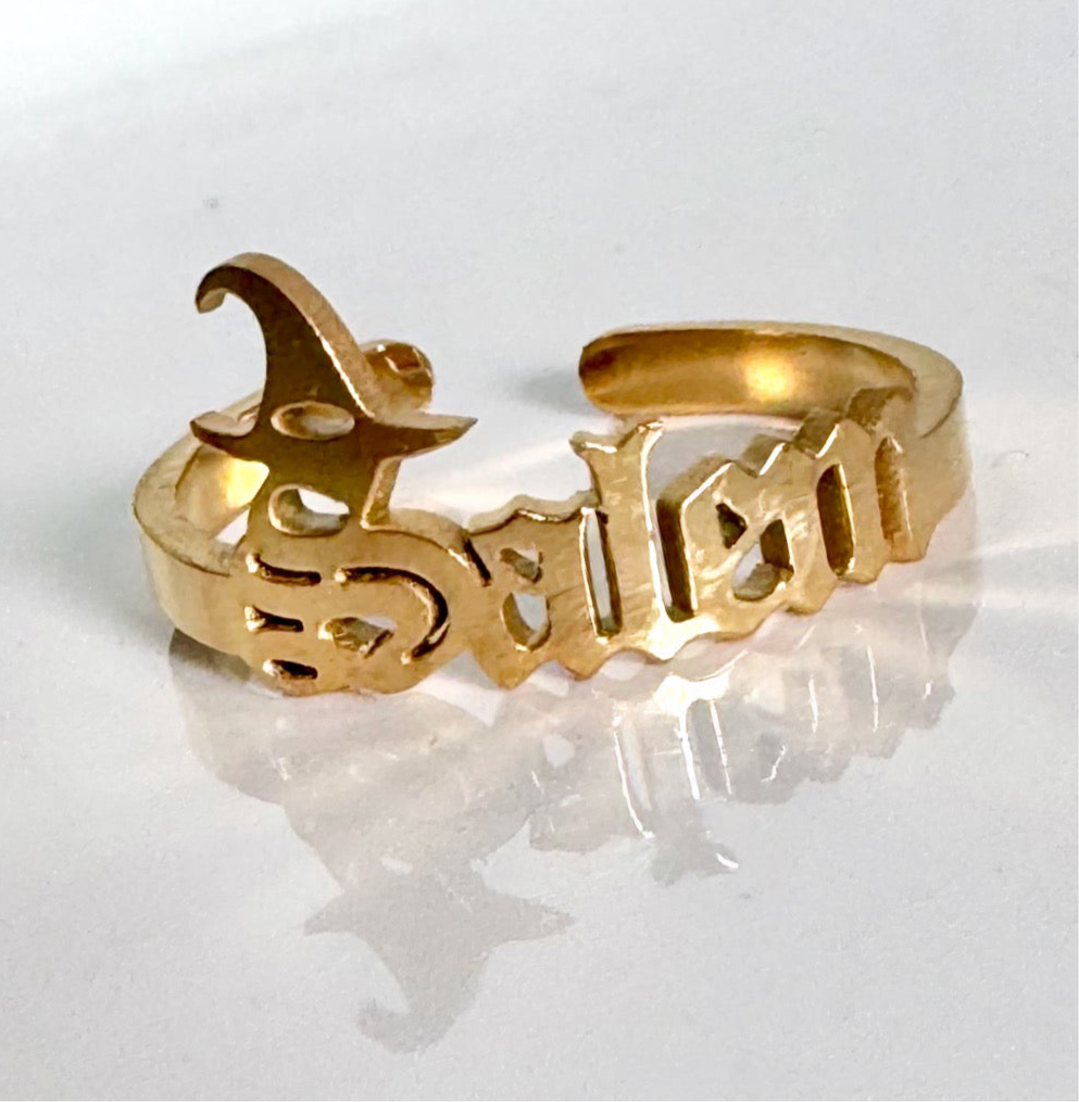 Baubles Baubles — Witch Hat Ring (Gold Tone) - Witch by Weekend 