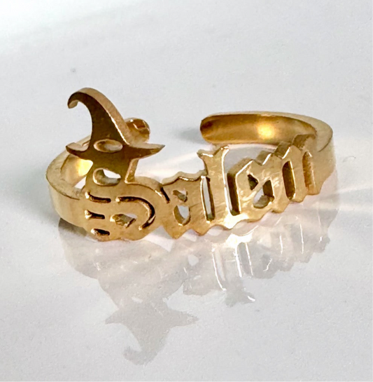 Baubles Baubles — Witch Hat Ring (Gold Tone) - Witch by Weekend 