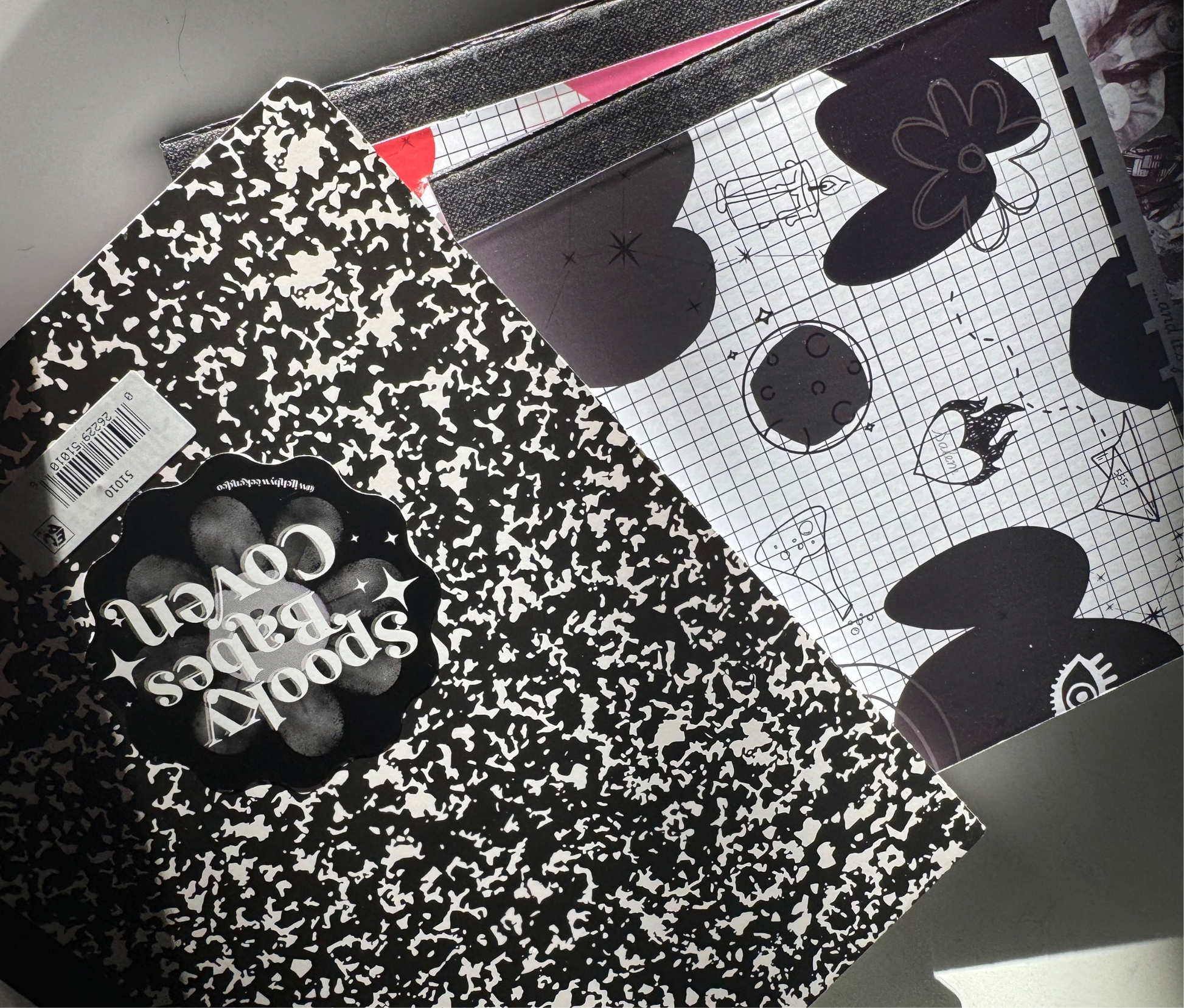 90s Vibes Composition Notebook – HP -Inspired | Zodiac Elements Edition - Witch by Weekend 