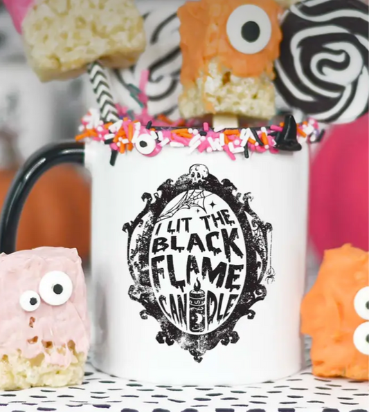I Lit the Black Flame Candle Mug
