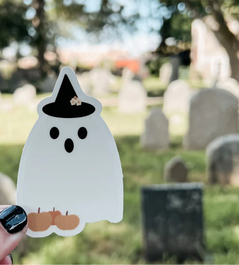 Ellie Jade Co Boo the Witchy Ghost Sticker