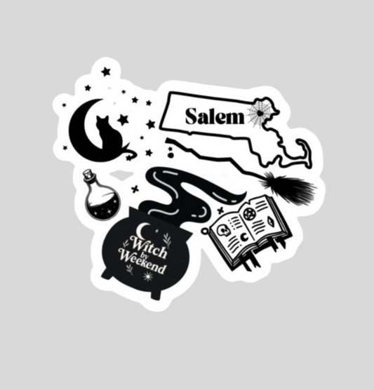 Take me to Salem 🖤 Bubble-free stickers