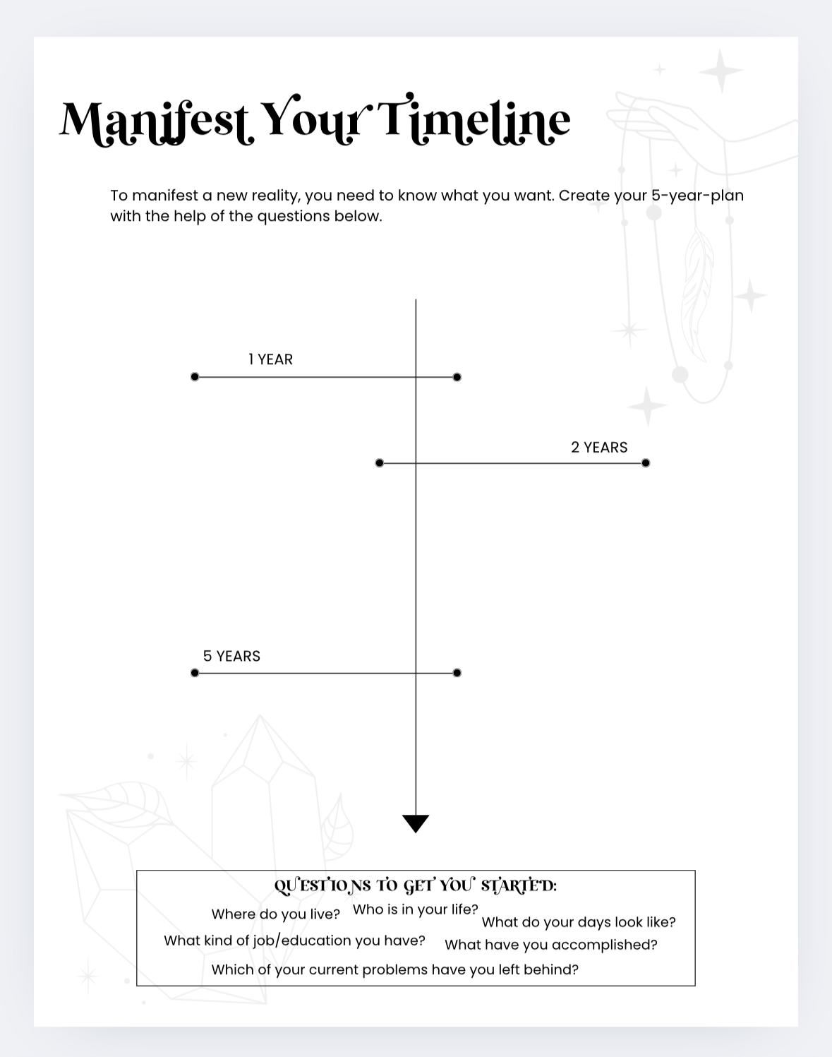 ✨Manifest It✨ Journal •TEMPLATE•