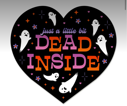 Krysten Saint Cat - Little Dead Inside Sticker 🖤