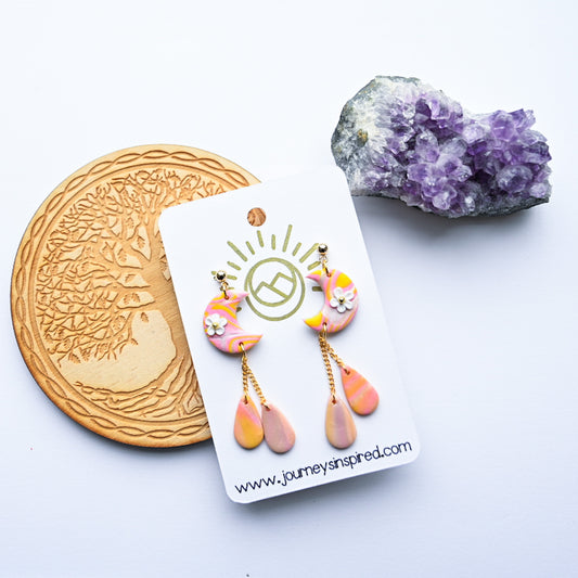 Journeys Inspired Summer Moon Earrings