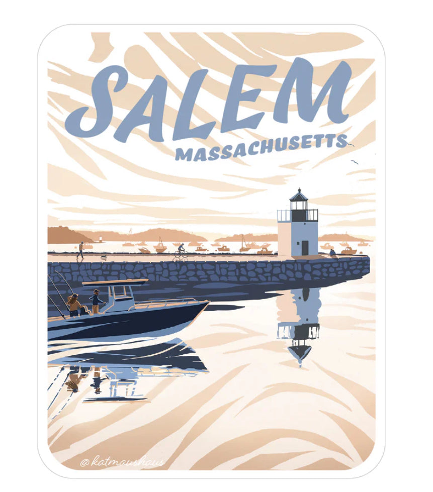 Kat Maus Haus Salem Sticker | Waterproof & Scratch-Resistant Vinyl