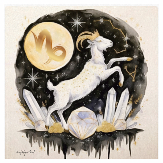 Capricorn Matte Print - 5x5