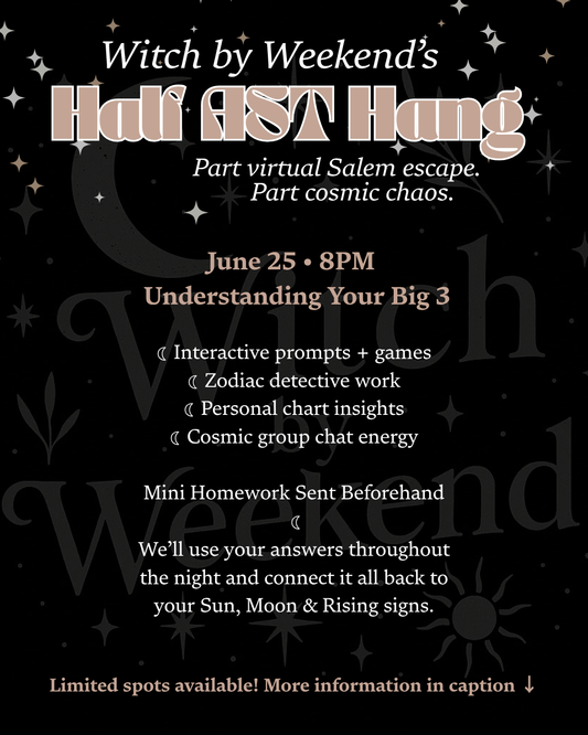 Half AST Hang - Understanding Your Big 3 💫